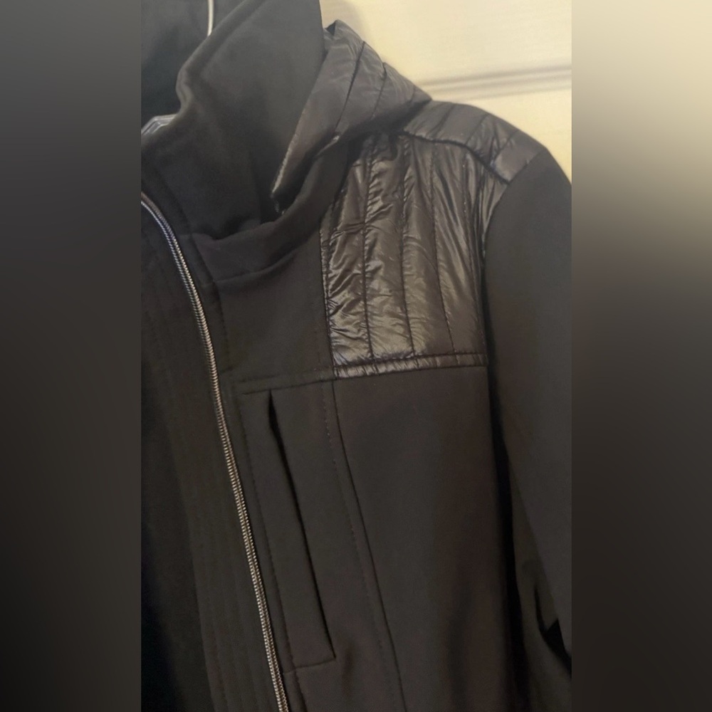 Michael Michael Kors Black Softshell Jacket Quilt… - image 2